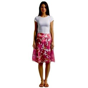 George Floral Stretch Skirt Size 10‎ Floral Pattern